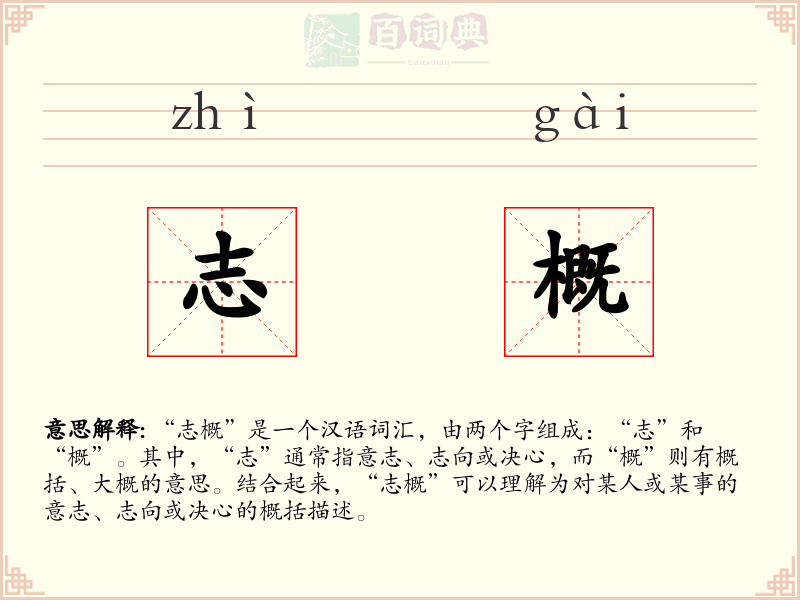 志概