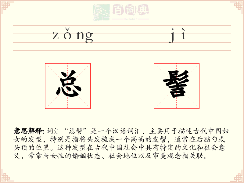 总髻