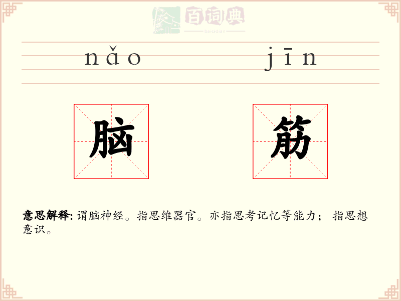 脑筋