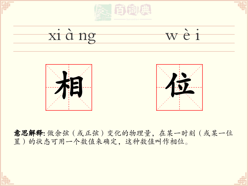 相位