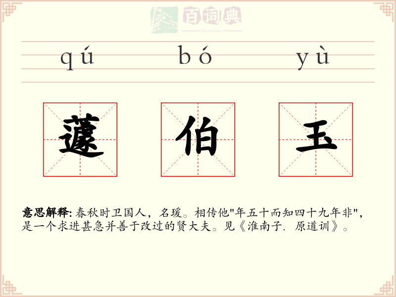 蘧伯玉