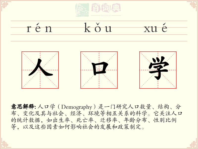 人口学