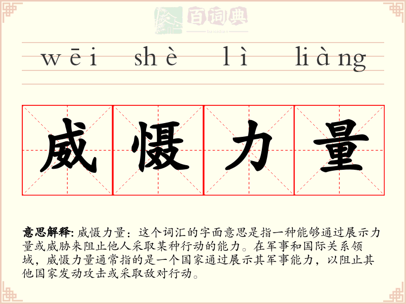 威慑力量