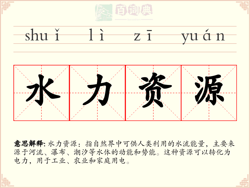 水力资源