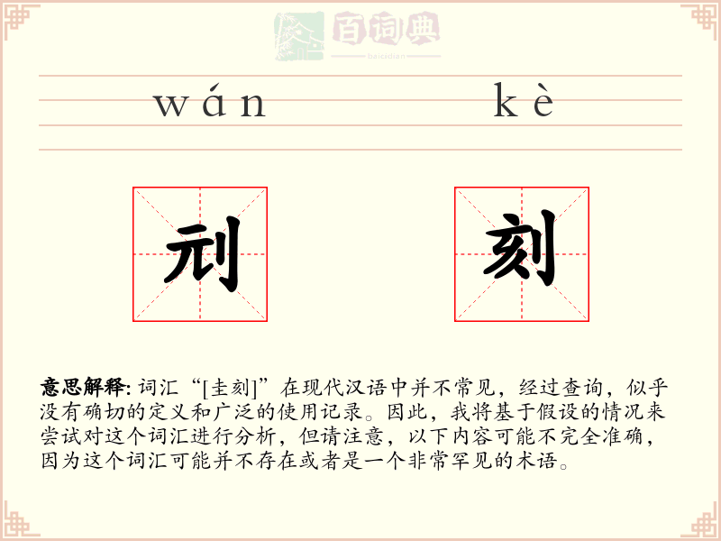 刓刻