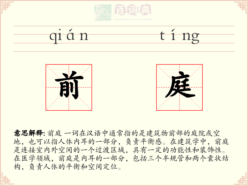 前庭