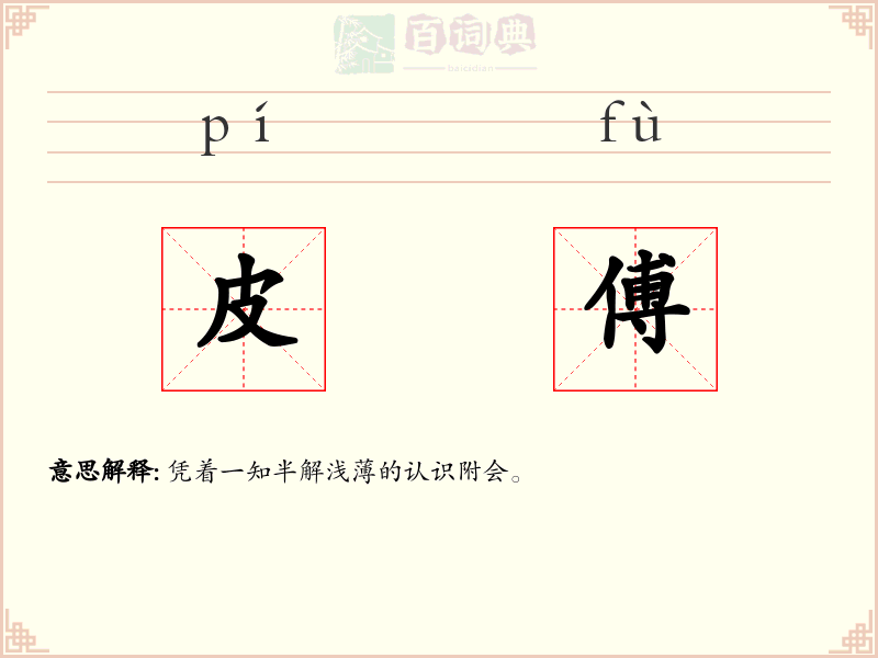 皮傅