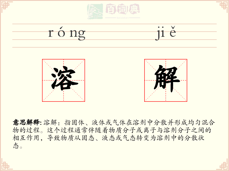 溶解