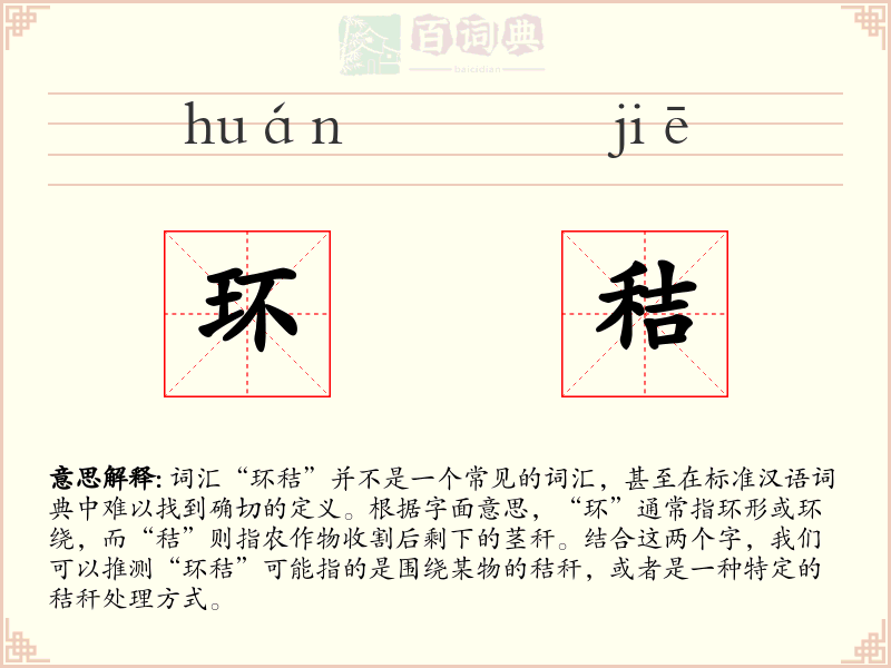 环秸