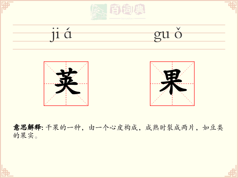 荚果