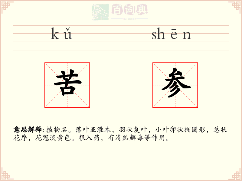 苦参