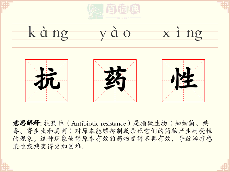 抗药性