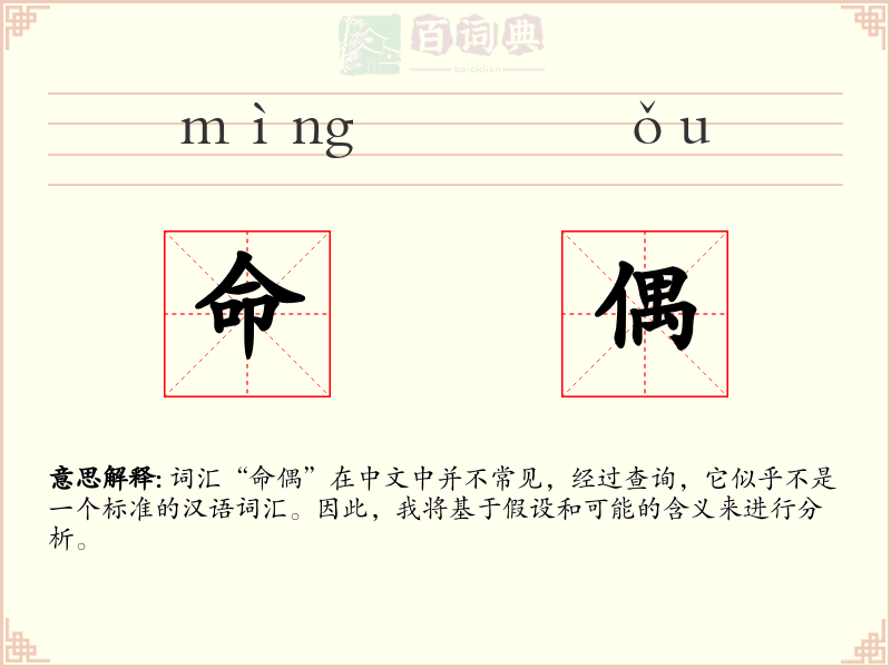 命偶