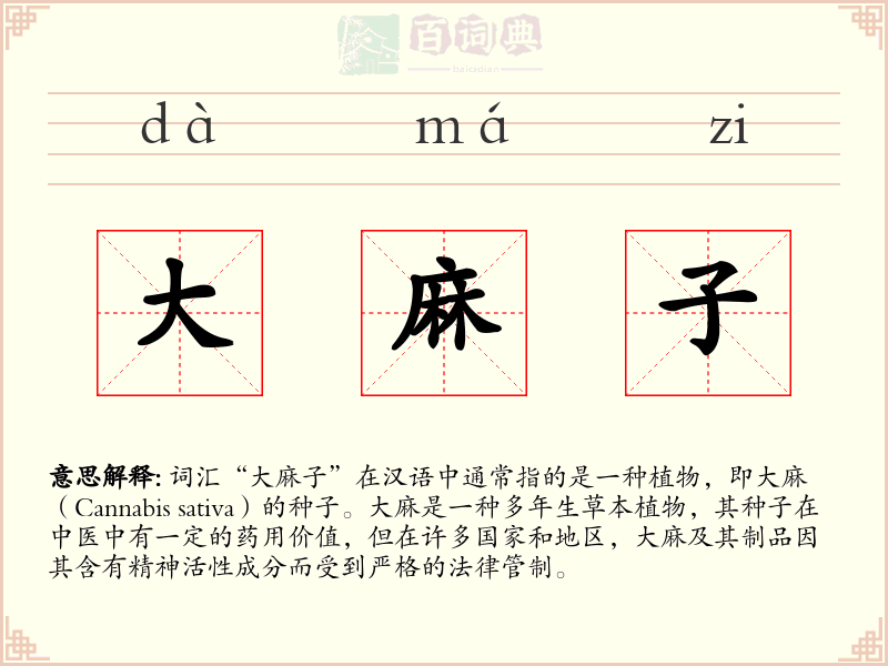 大麻子