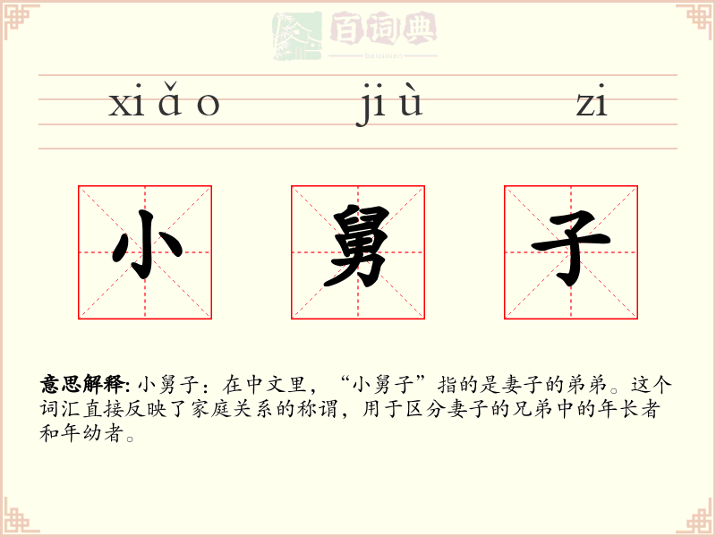 小舅子