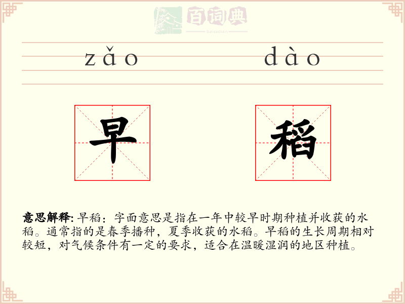 早稻