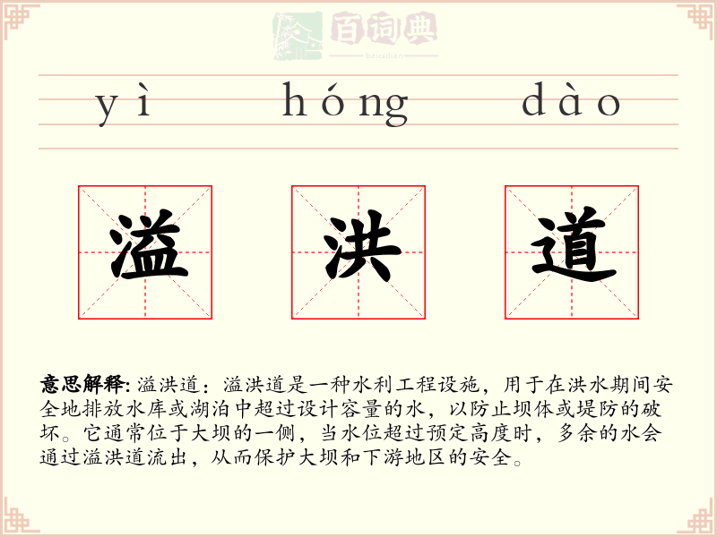 溢洪道