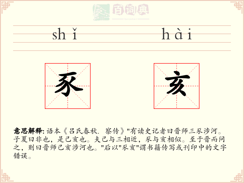 豕亥