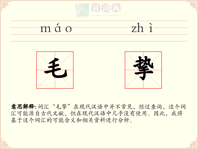 毛挚
