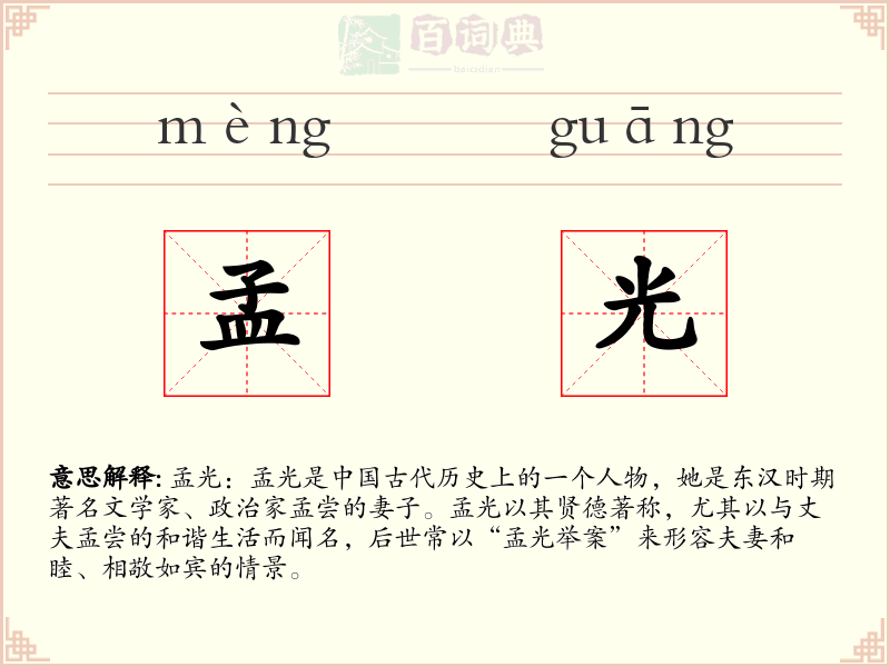 孟光