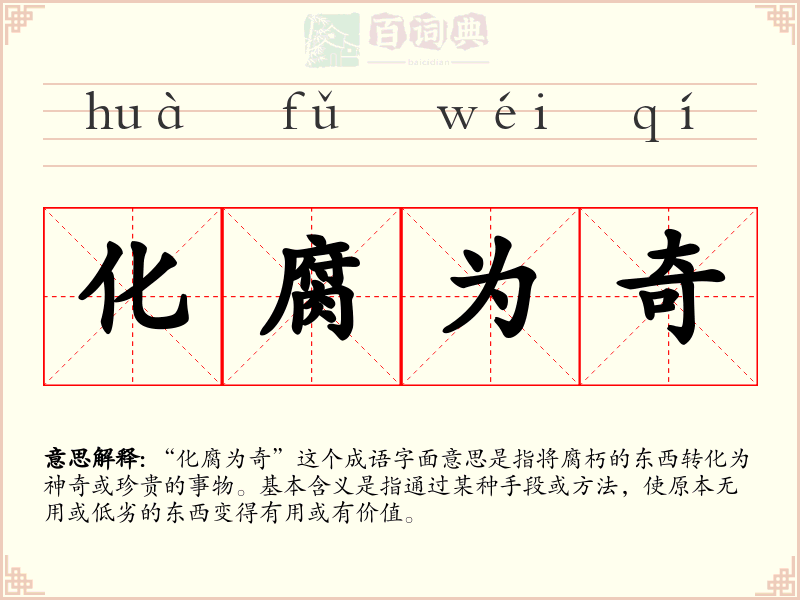 化腐为奇