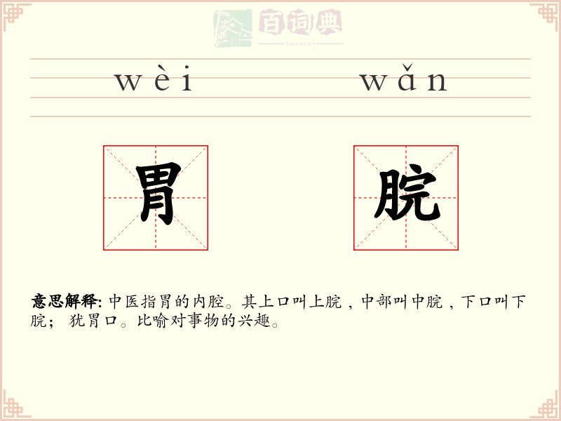 胃脘