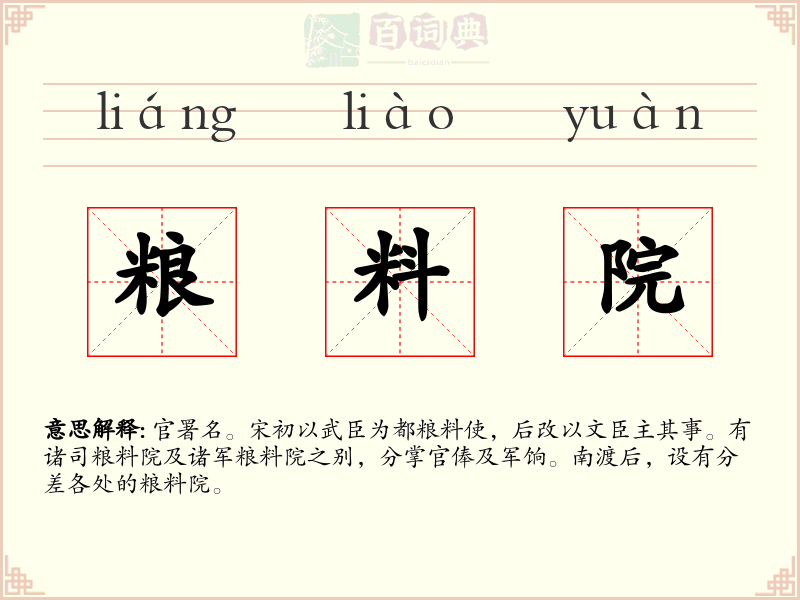 粮料院
