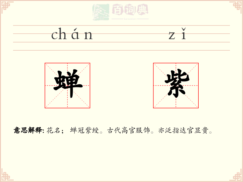 蝉紫