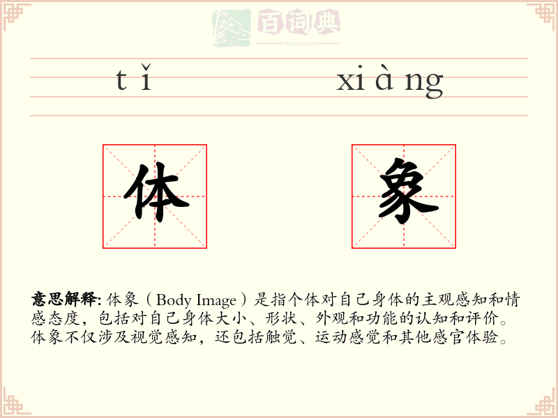 体象