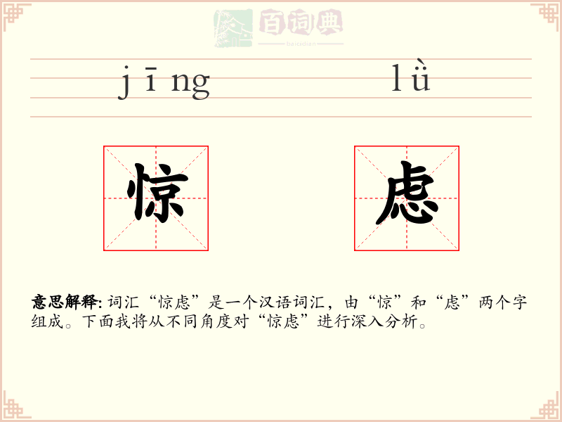惊虑