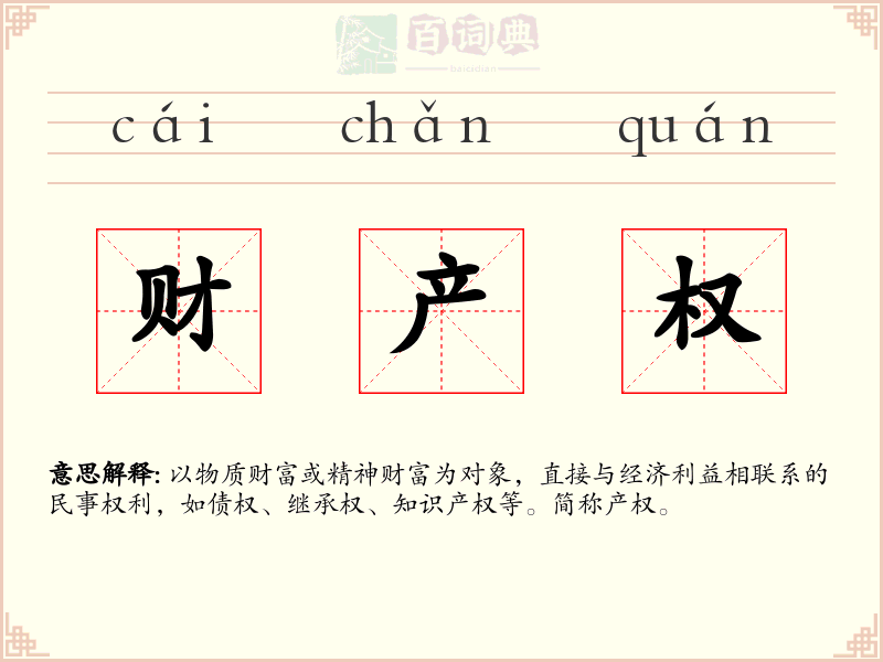 财产权