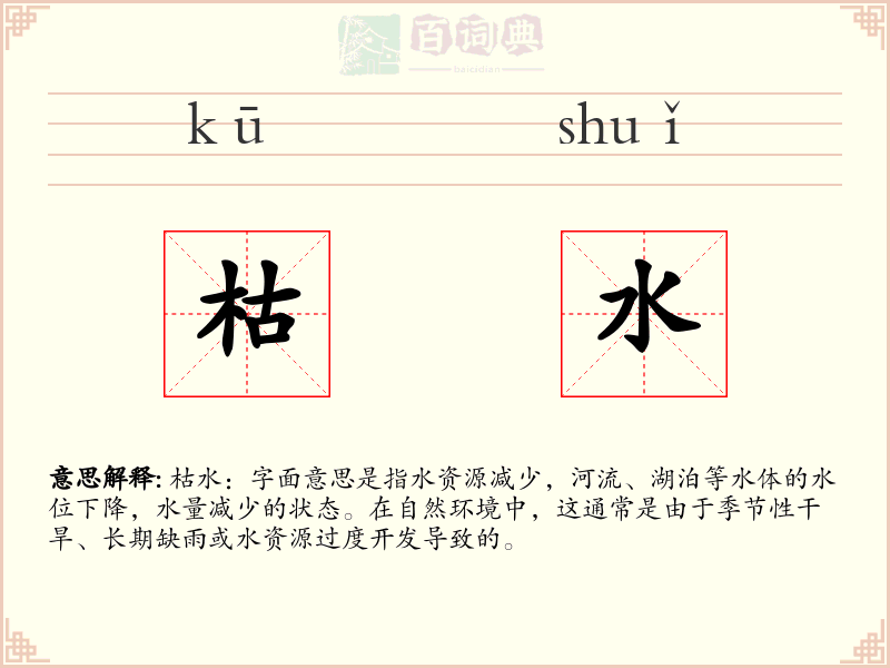 枯水