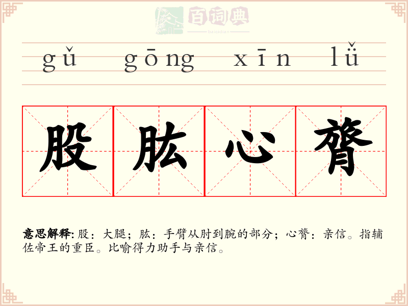股肱心膂