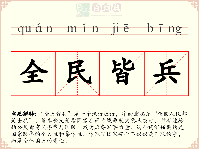 全民皆兵