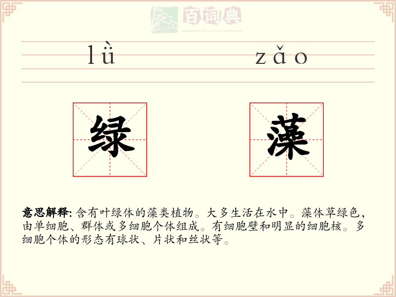 绿藻