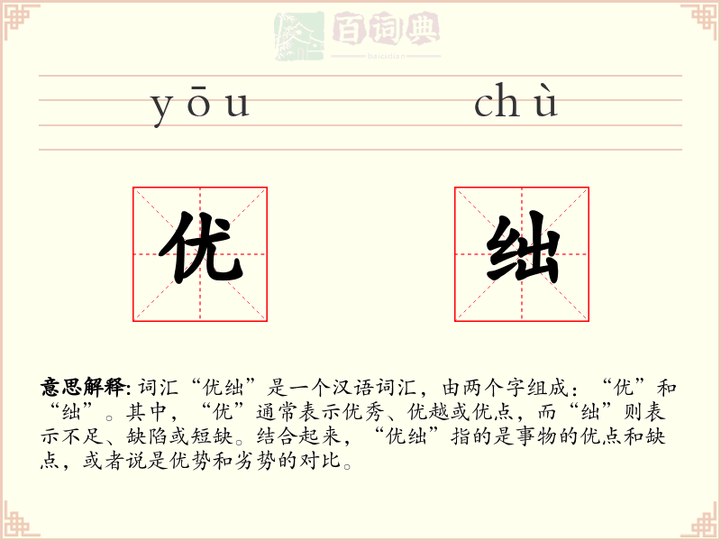 优绌