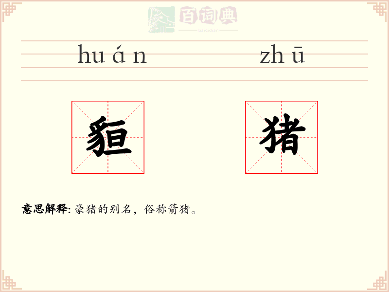 貆猪