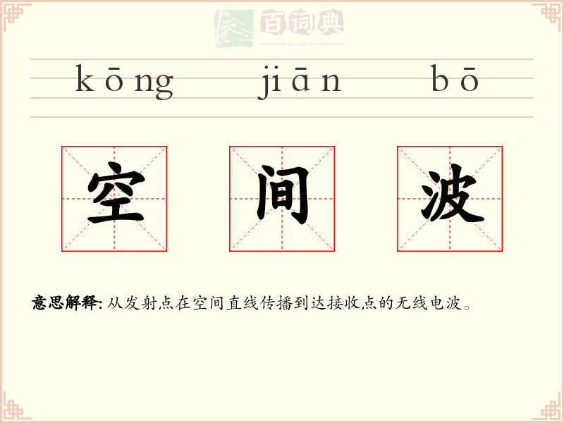 空间波