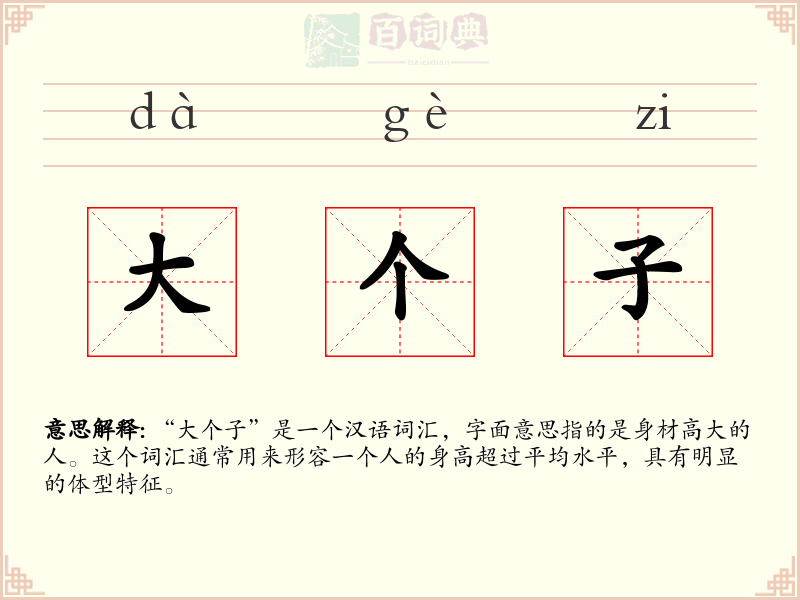大个子