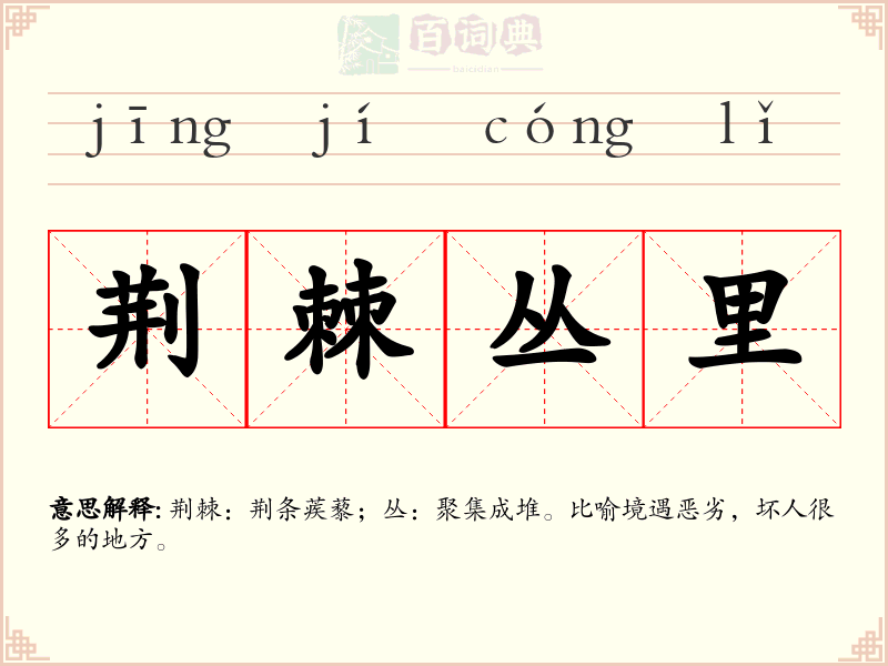 荆棘丛里