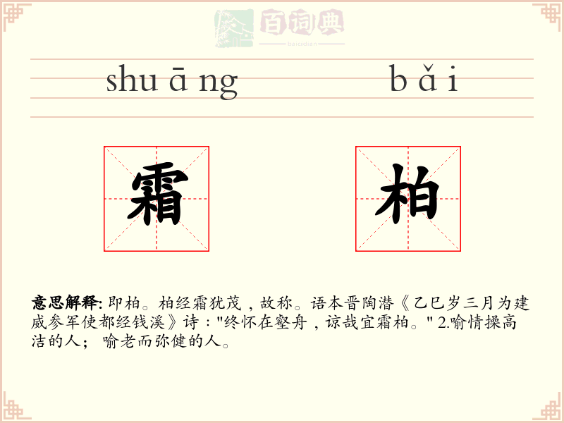 霜柏