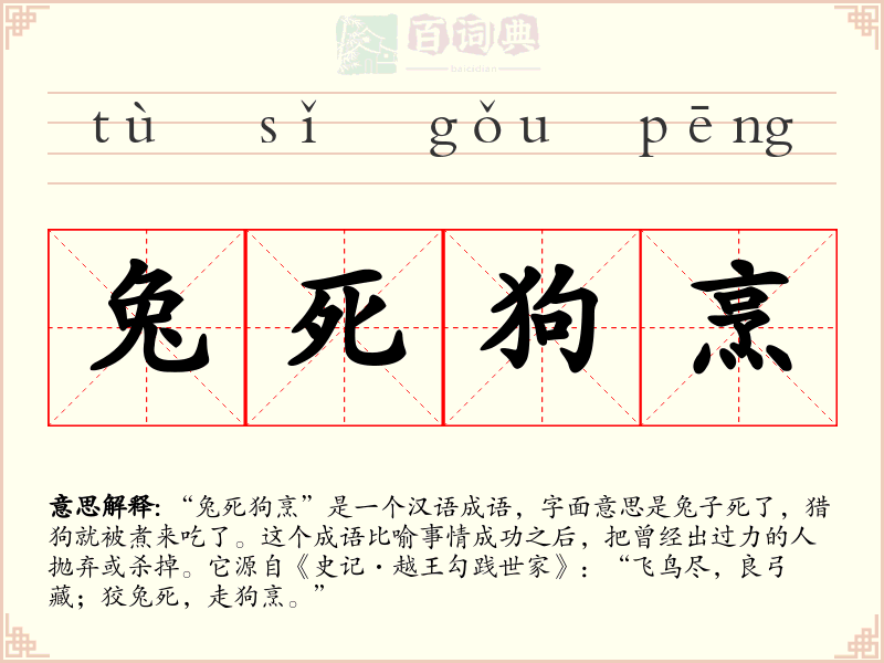 兔死狗烹