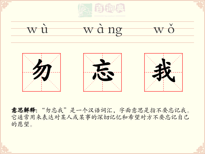 勿忘我