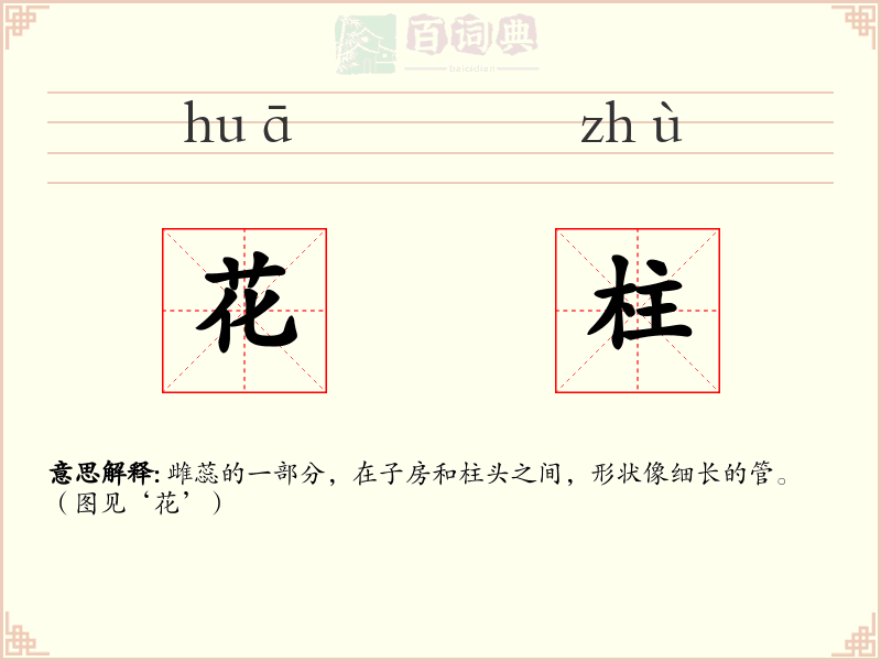 花柱