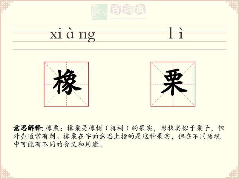 橡栗