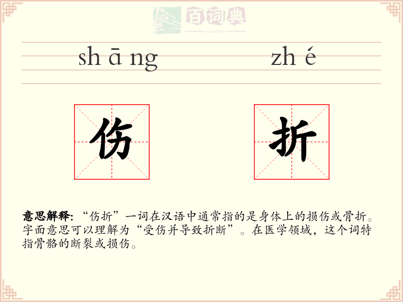 伤折