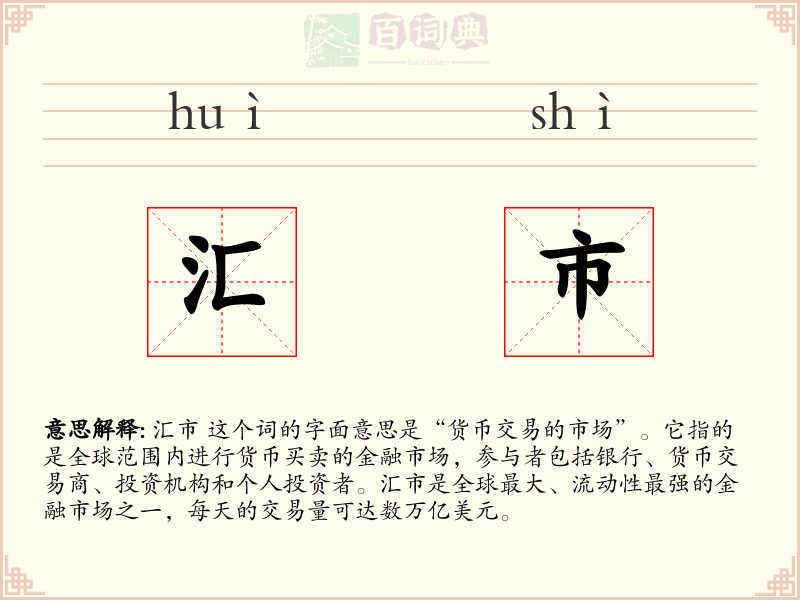汇市
