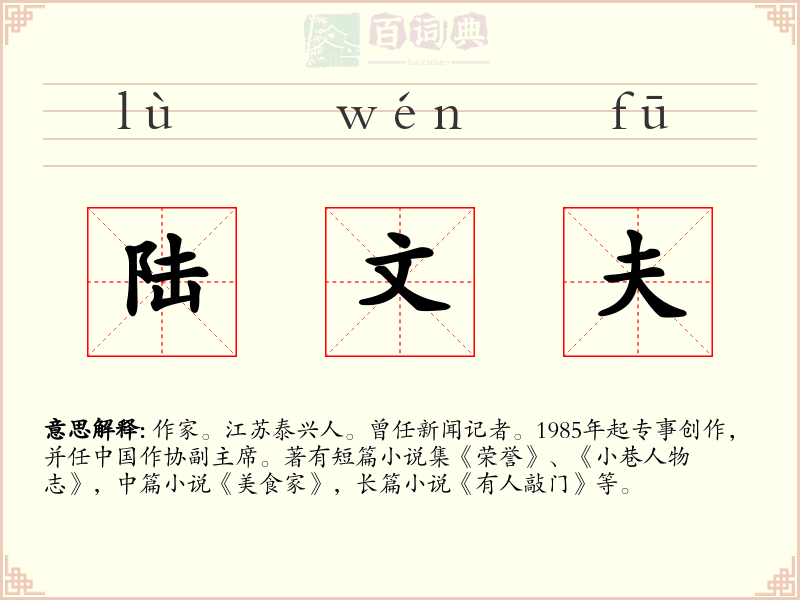 陆文夫