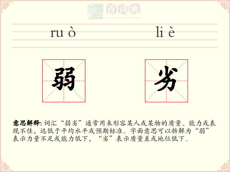 弱劣