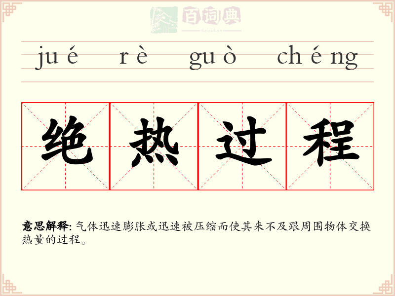 绝热过程